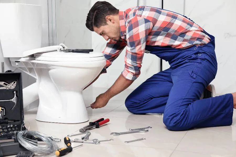 a male plumber fixing a sink pipe in Plano, TX - Burst Pipe Repair a male plumber fixing a sink pipe in Plano, TX - Burst Pipe Repair